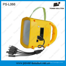 O Portable Nigh ilumina a iluminação solar posta painel solar com o MP3